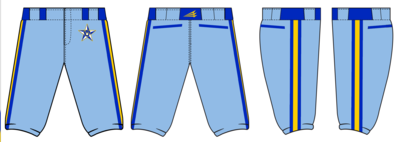 Lone Star Brewers Custom Stacheman Elite Knicker Baseball Pants #BP2B