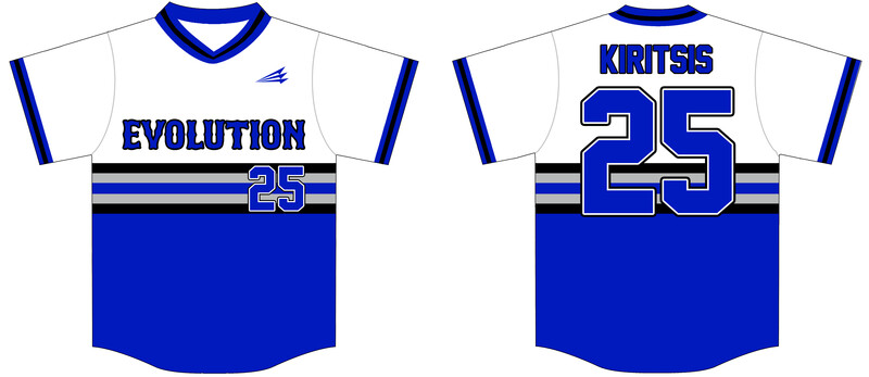 Evolution Baseball (Kiritsis) Custom Hexaflex Baseball Jersey #J8A