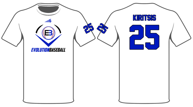 Evolution Baseball (Kiritsis) Custom HyperTee #HT2C