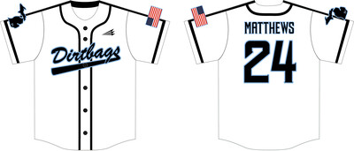 Adrian Dirtbags Custom Hexaflex Baseball Jersey #J11B