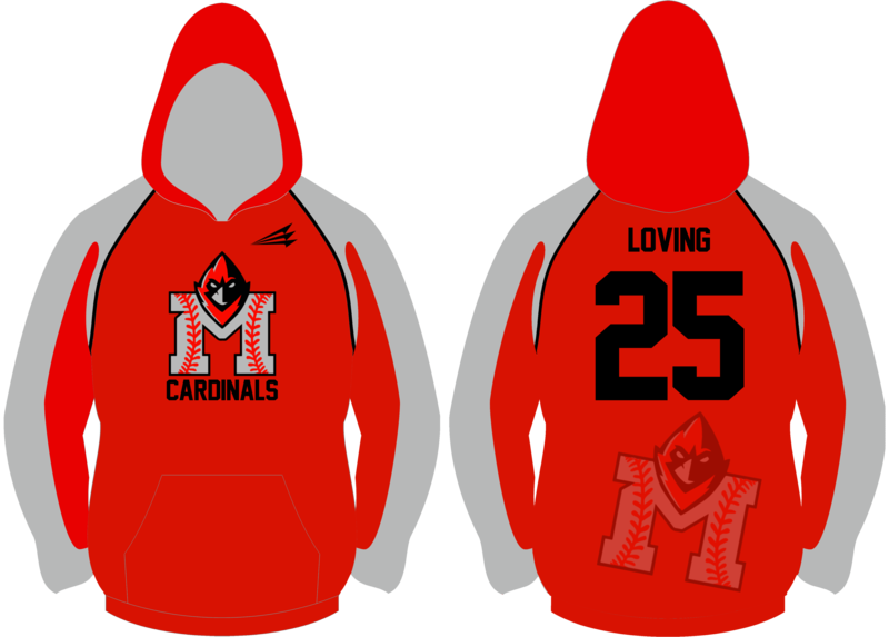 Muscatine Cardinals Baseball Custom Vulcan Hoodie #VH1