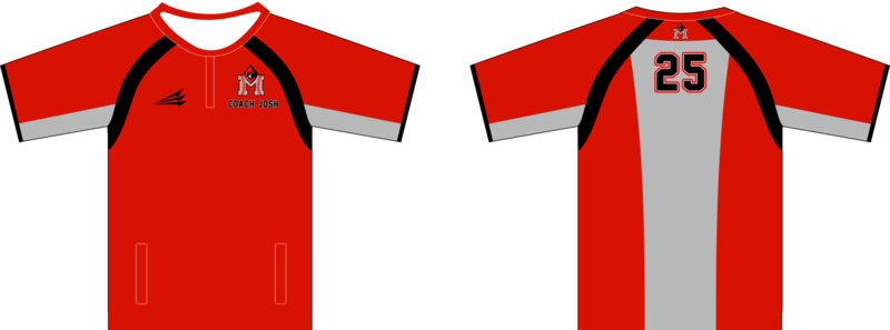 Muscatine Cardinals Baseball Custom Clutch Cage Jacket #CC1C