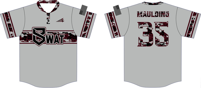 SWAT Baseball (Maulding) Custom Hexaflex Baseball Jersey #J3B