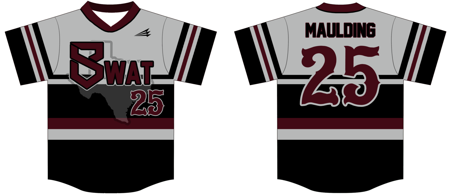 SWAT Baseball (Maulding) Custom Hexaflex Baseball Jersey #J5