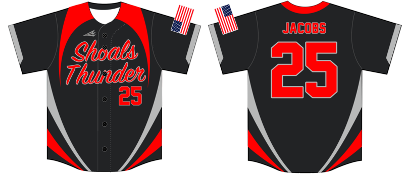 Shoals Thunder Custom HexaFlex Baseball Jersey #J4B