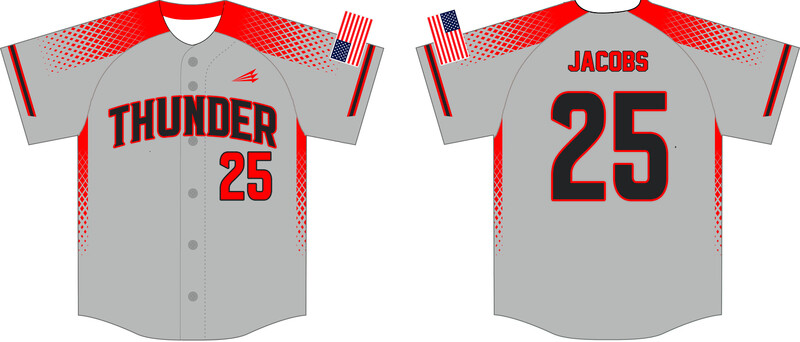 Shoals Thunder Custom HexaFlex Baseball Jersey #J1B
