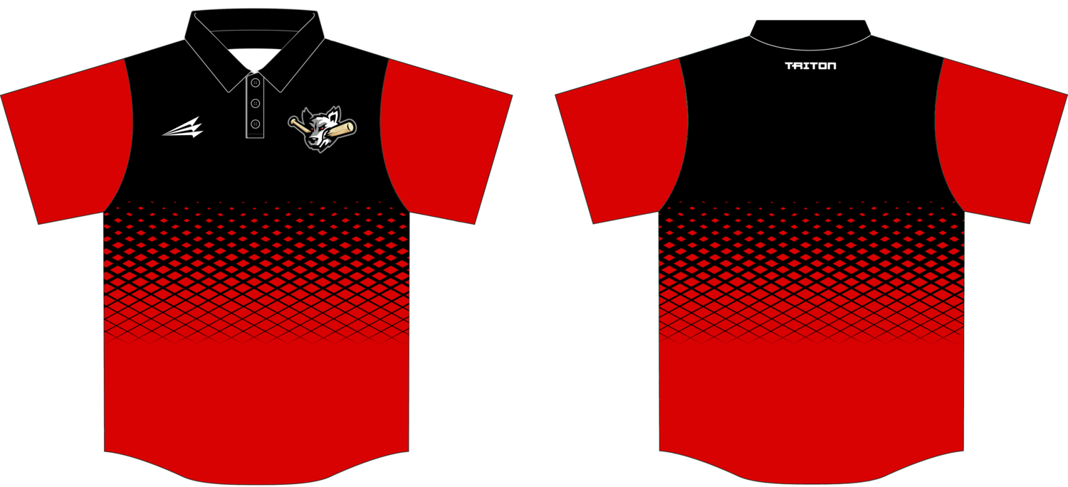 Franklin Wolfpack Baseball Custom HyperPolo #HP1