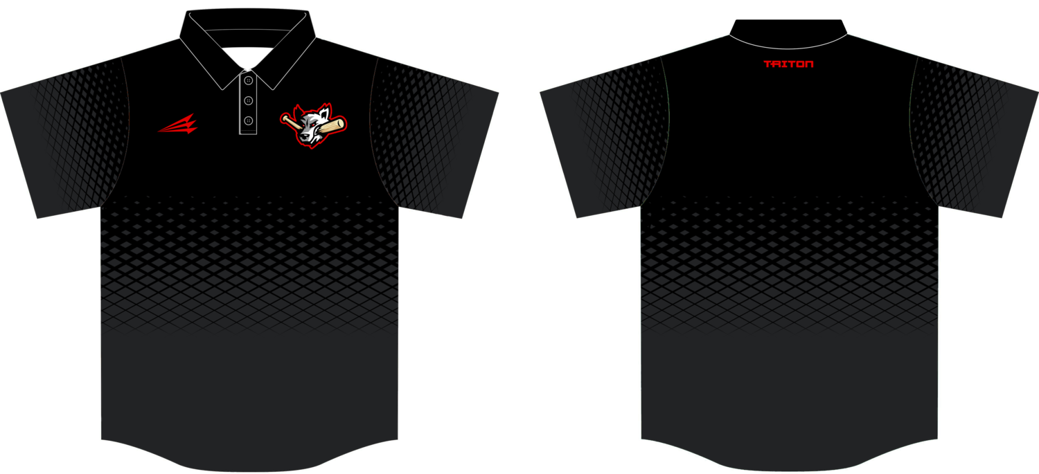 Franklin Wolfpack Baseball Custom HyperPolo #HP2