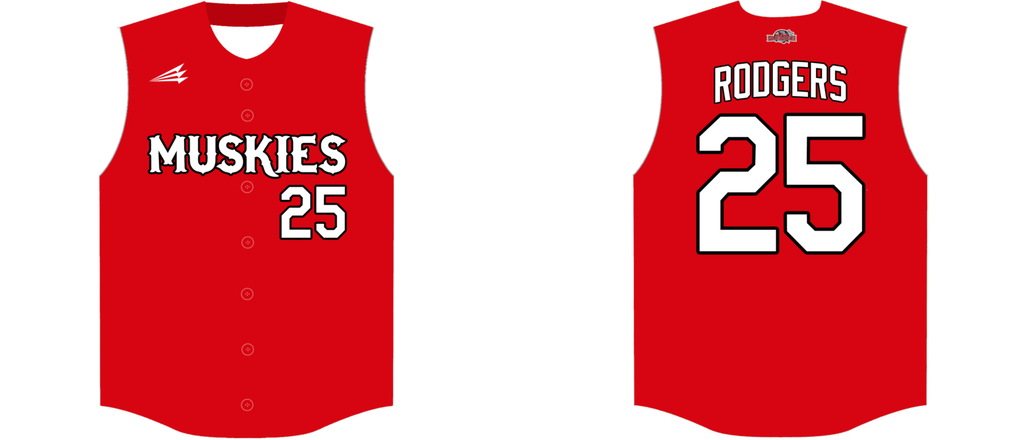 Cave Run Muskies Custom HexaFlex Baseball Jersey Design #J6F