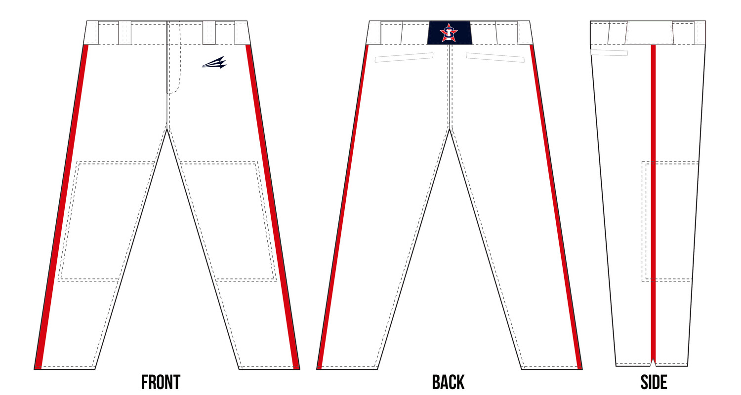 Sudden Impact (Smith) Custom Stacheman Elite Long Baseball Pants #BP8