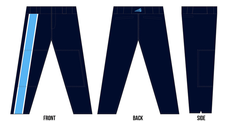 NGA Lookouts Custom Stacheman Elite Long Baseball Pants #BP1