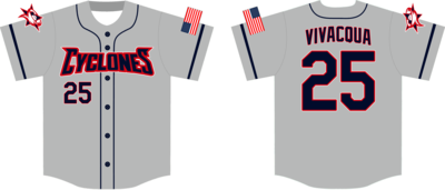 Cicero Cyclones Custom HexaFlex Baseball Jersey #J1B