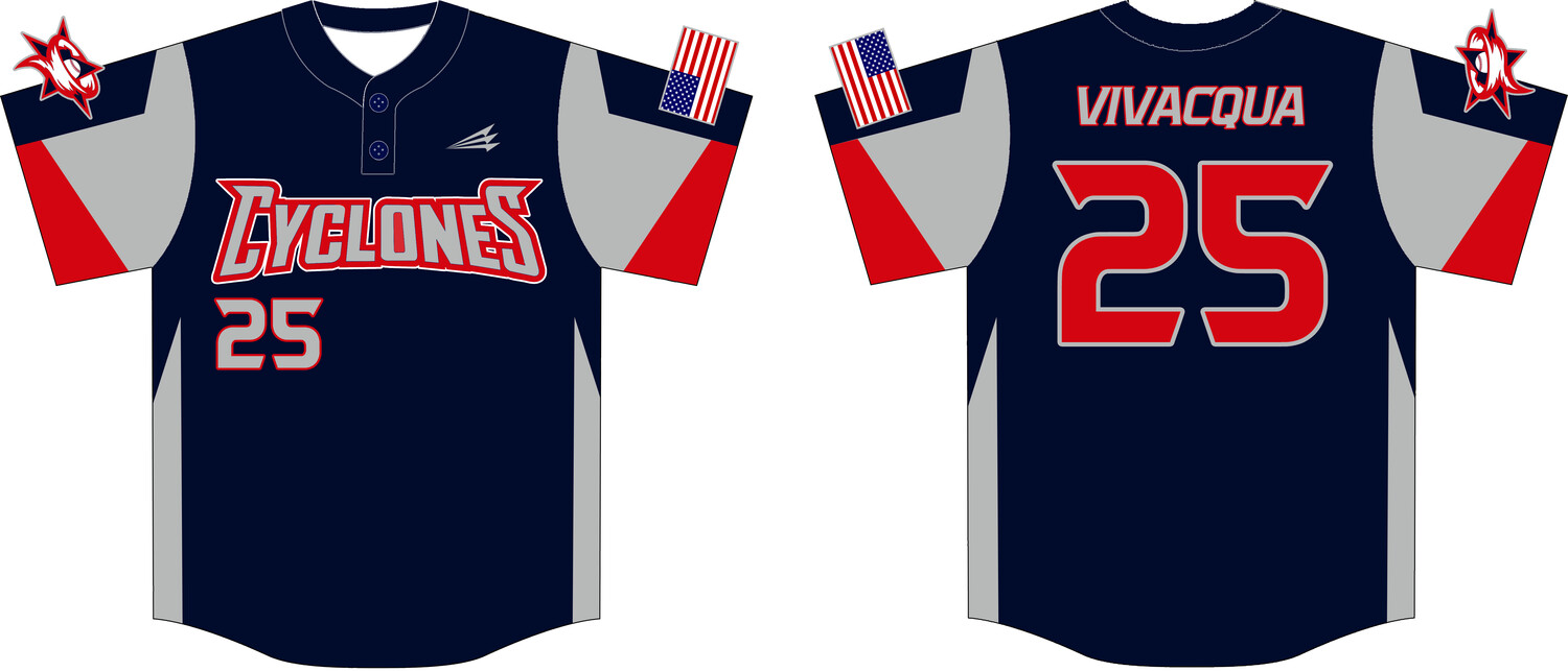 Cicero Cyclones Custom HexaFlex Baseball Jersey #J2B
