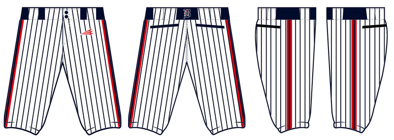 WTX Bulldogs Custom Stacheman Elite Knicker Baseball Pants #BP2