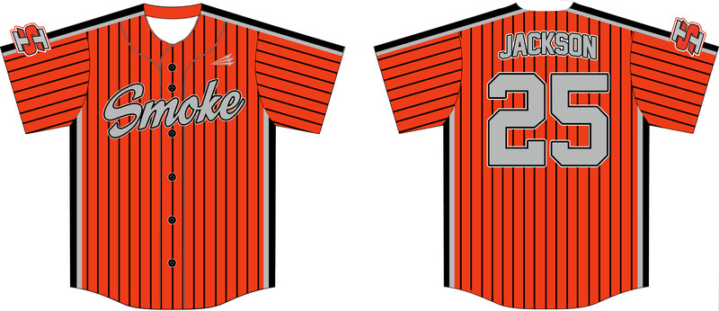 Indiana Smoke Custom HexaFlex Baseball Jersey #J5