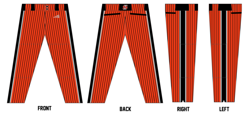 Indiana Smoke Custom Stacheman Elite Long Baseball Pants #BP5