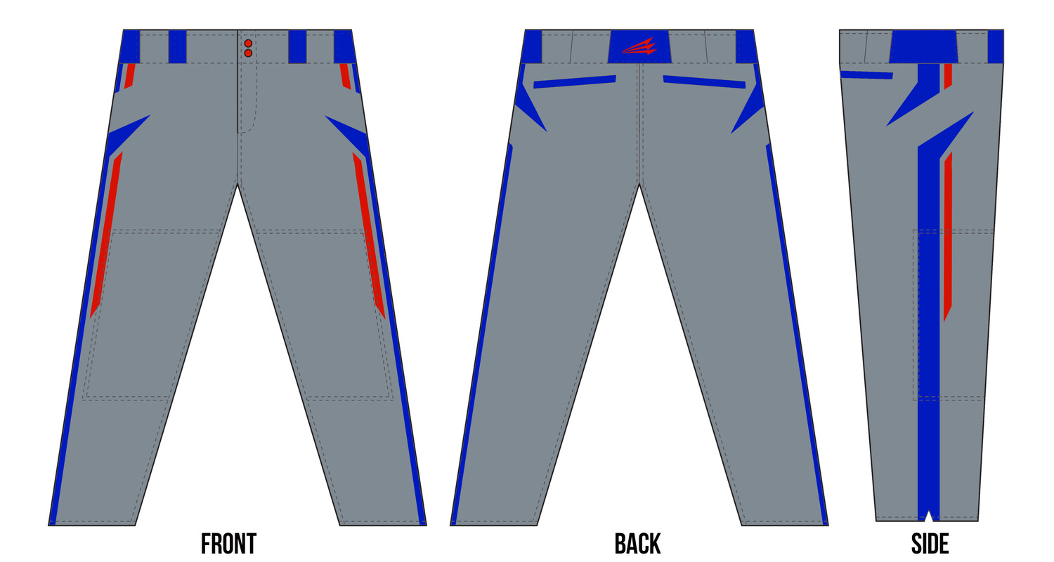 Macomb Expos Stacheman Elite Custom Long Baseball Pants #BP2