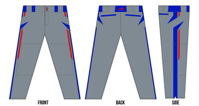Macomb Expos Stacheman Elite Custom Long Baseball Pants #BP2
