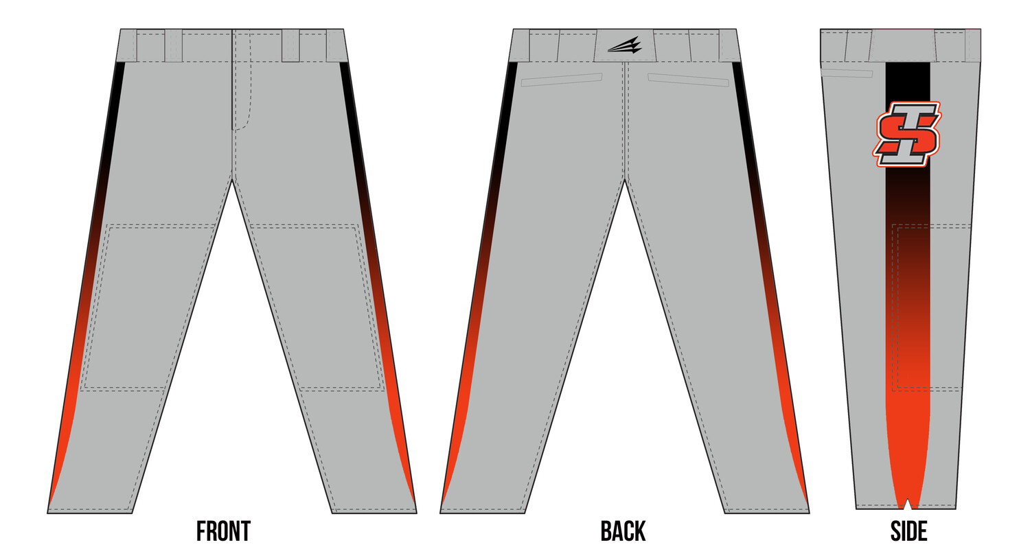Indiana Smoke Custom Stacheman Elite Long Baseball Pants #BP8