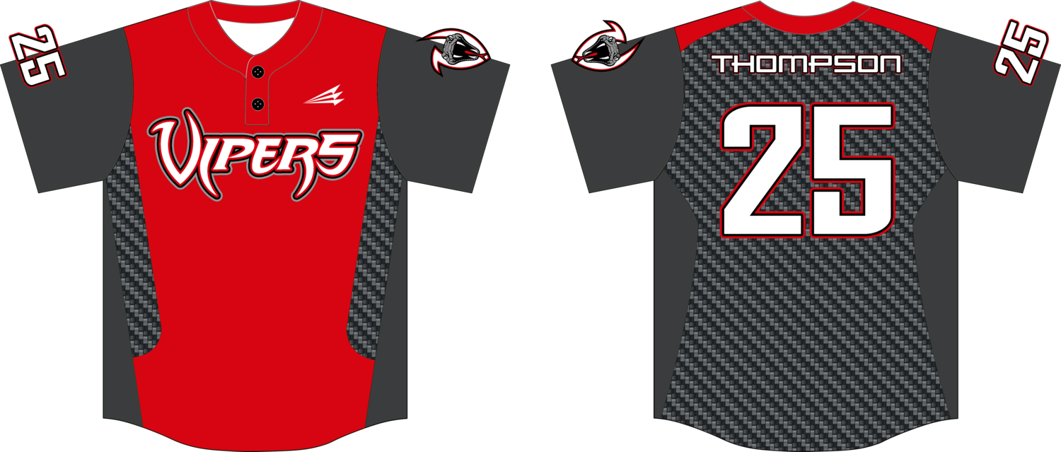 Vipers (Thompson) Custom HexaFlex Baseball Jersey #J1