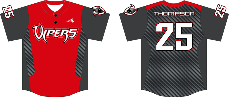 Vipers (Thompson) Custom HexaFlex Baseball Jersey #J1