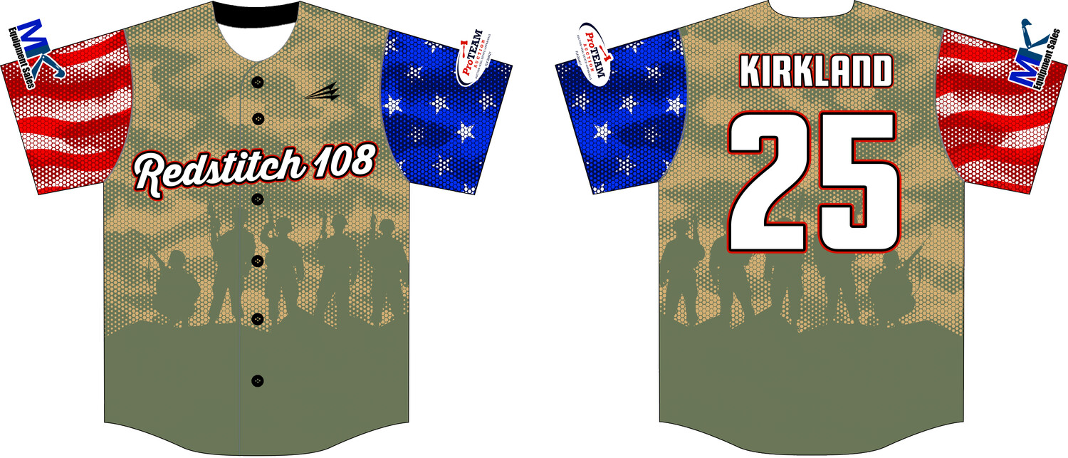 RBI REDSTITCH 108 Custom Nanodri Baseball Jersey #J2C