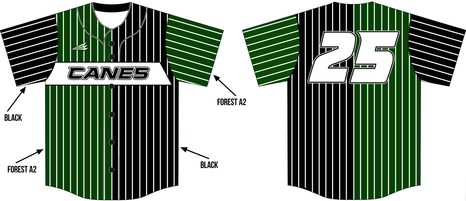 Northern Ohio Hurricanes Custom HexaFlex Baseball Jersey #J1B