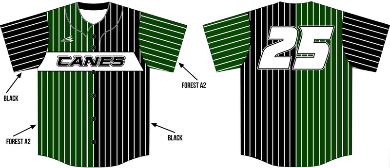 Northern Ohio Hurricanes Custom HexaFlex Baseball Jersey #J1B