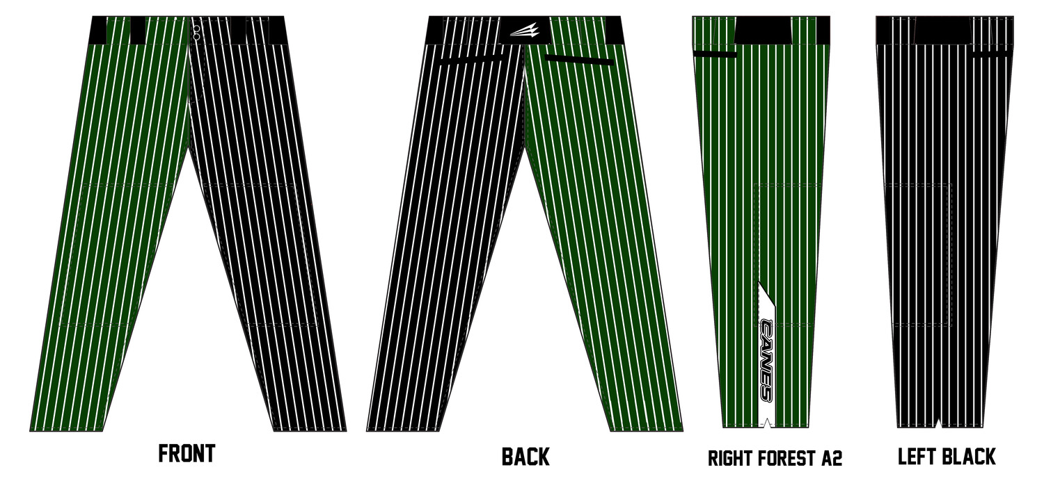 Northern Ohio Hurricanes Custom Stacheman Elite Long Profit Baseball Pants #BP1B