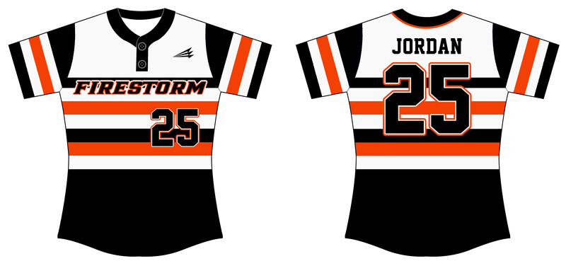 Prattville Fire Storm 2011 Custom HexaFlex Baseball Jersey #J1D