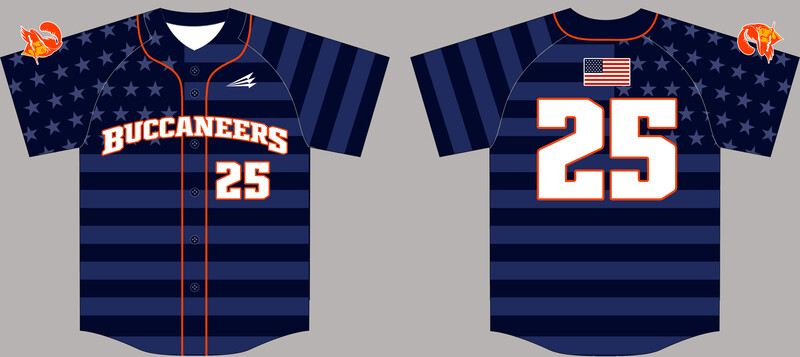 Baystate Buccaneers Custom HexaFlex Baseball Jersey #J1C