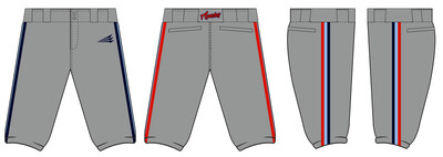 314 Apaches Stacheman Elite Custom Knicker Baseball Pants #BP6A