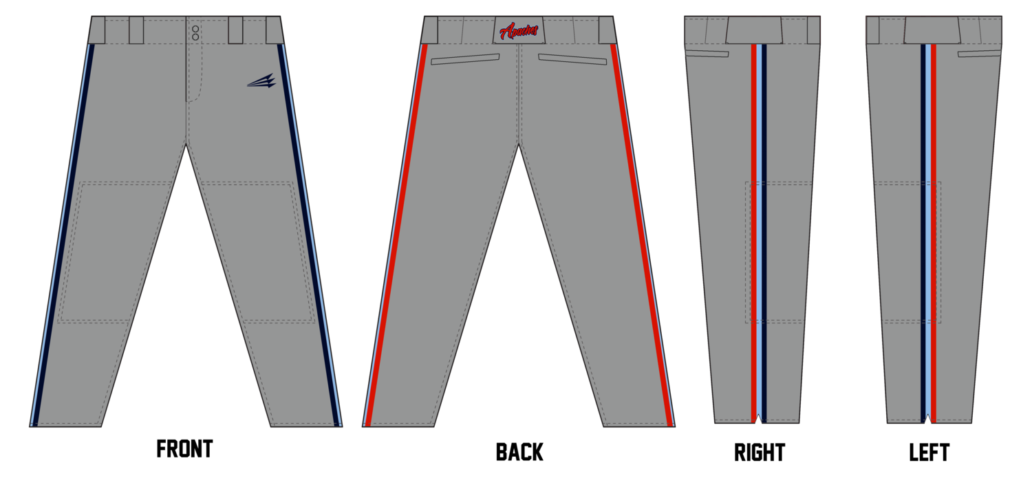 314 Apaches Stacheman Elite Custom Long Baseball Pants #BP6B