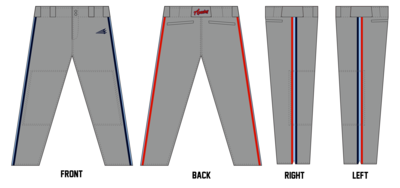 314 Apaches Stacheman Elite Custom Long Baseball Pants #BP6B
