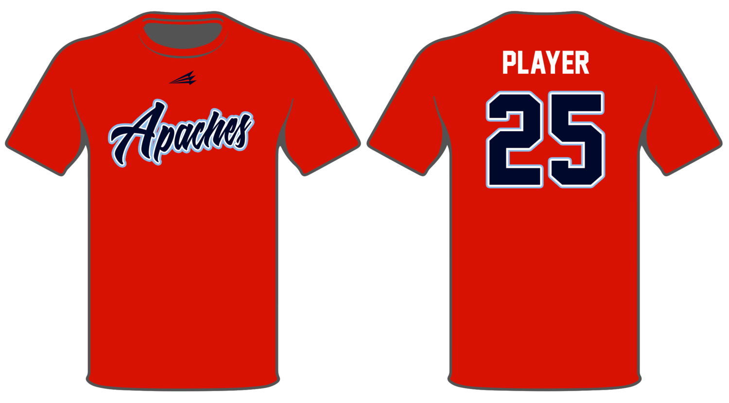 314 Apaches Baseball Custom HyperTee #HT2