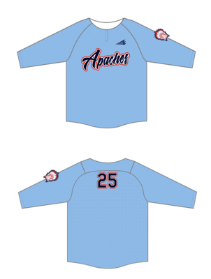 314 Apaches Baseball Custom BP Jacket #BPJ3