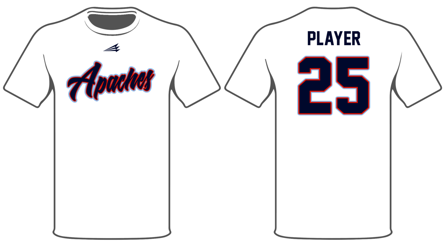 314 Apaches Baseball Custom HyperTee #HT4