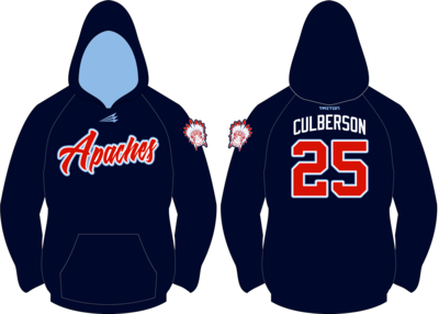 314 Apaches Baseball Custom Vulcan Hoodie #VH4