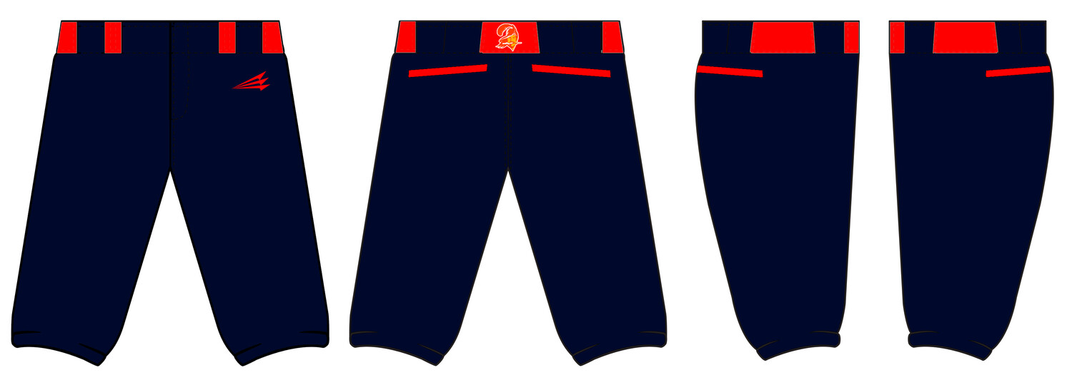 Baystate Buccaneers Custom Stacheman Elite Knicker Pants #BP1C