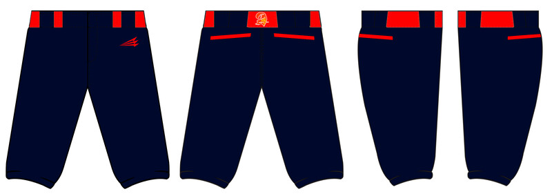 Baystate Buccaneers Custom Stacheman Elite Knicker Pants #BP1C