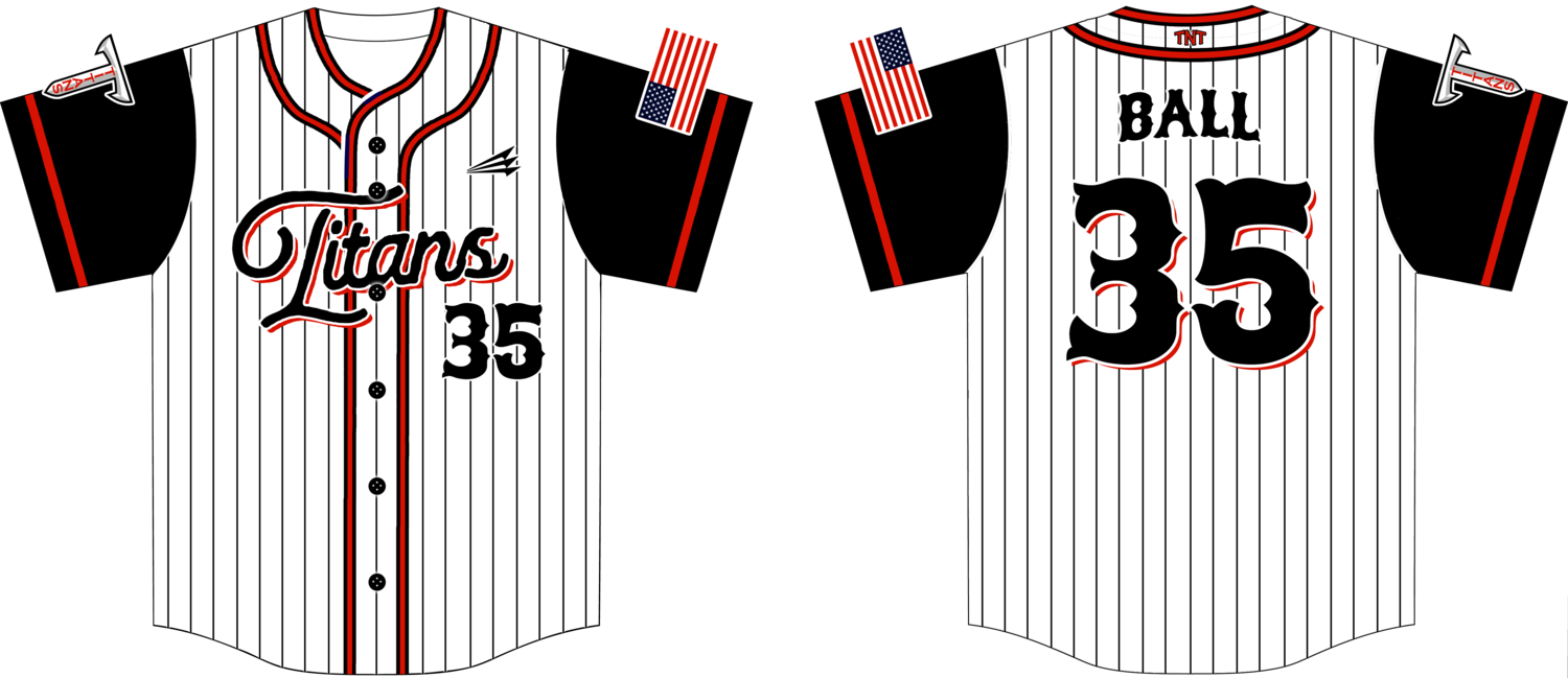 Top Notch Titans Custom Nanodri Baseball Jersey #J1