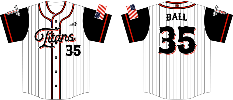 Top Notch Titans Custom Nanodri Baseball Jersey #J1