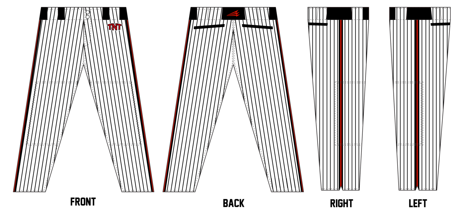Top Notch Titans Stacheman Elite Custom Long Baseball Pants #BP1