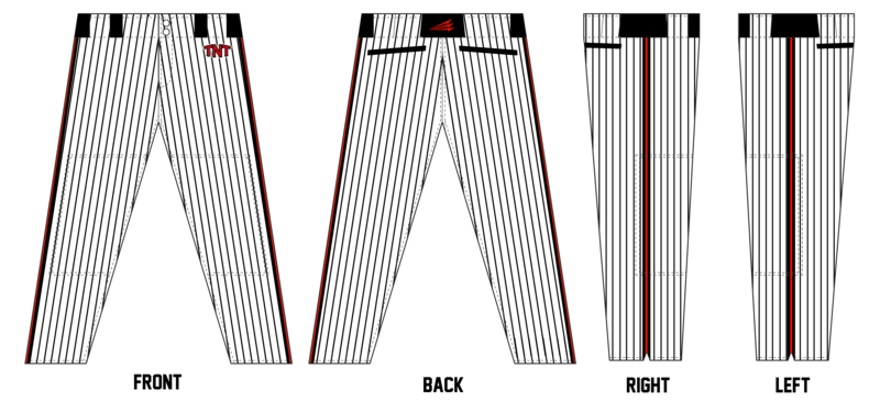 Top Notch Titans Stacheman Elite Custom Long Baseball Pants #BP1