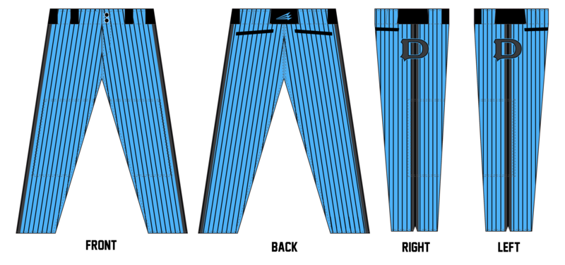 Adrian Dirtbags Stacheman Elite Custom Long Baseball Pants #BP8