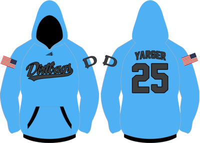 Adrian Dirtbags Baseball Custom Vulcan Hoodie #VH1B