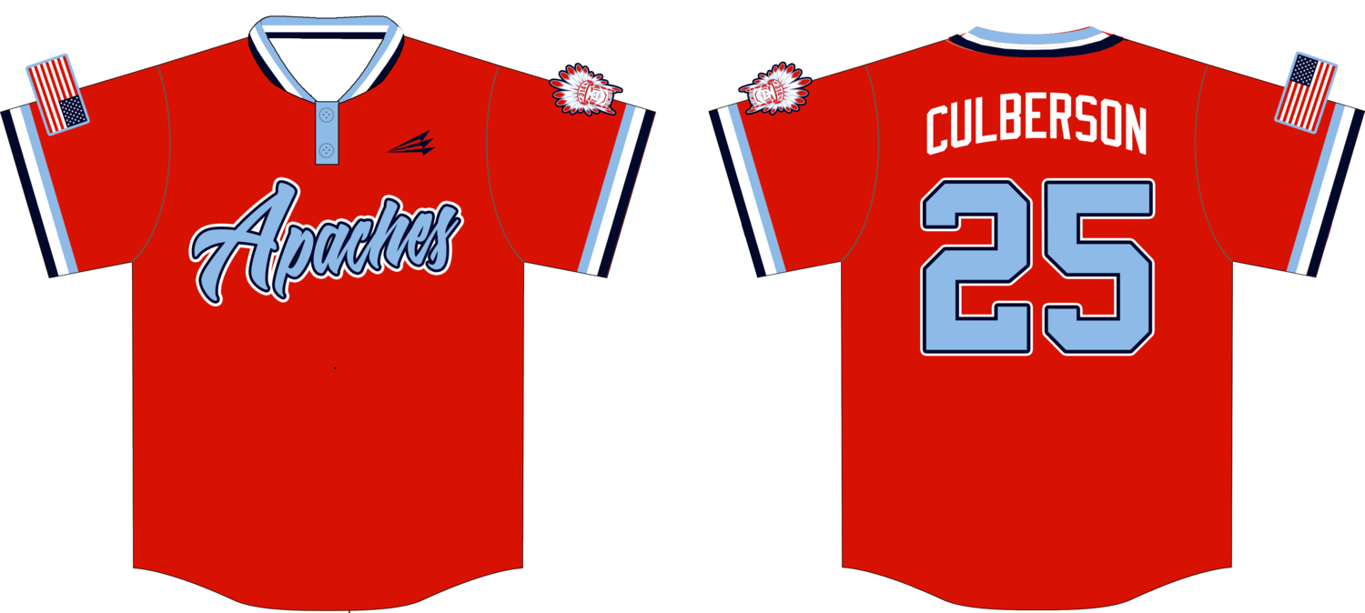 314 Apaches Custom Hexaflex Baseball Jersey #J1