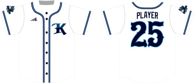 Kalamazoo Knights Custom HexaFlex Baseball Jersey #J5B