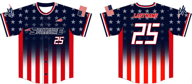 Southside Freedom Custom NanoDri Baseball Jersey #J3