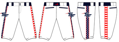 Southside Freedom Custom Stacheman Elite Knicker Baseball Pants  #BP1B